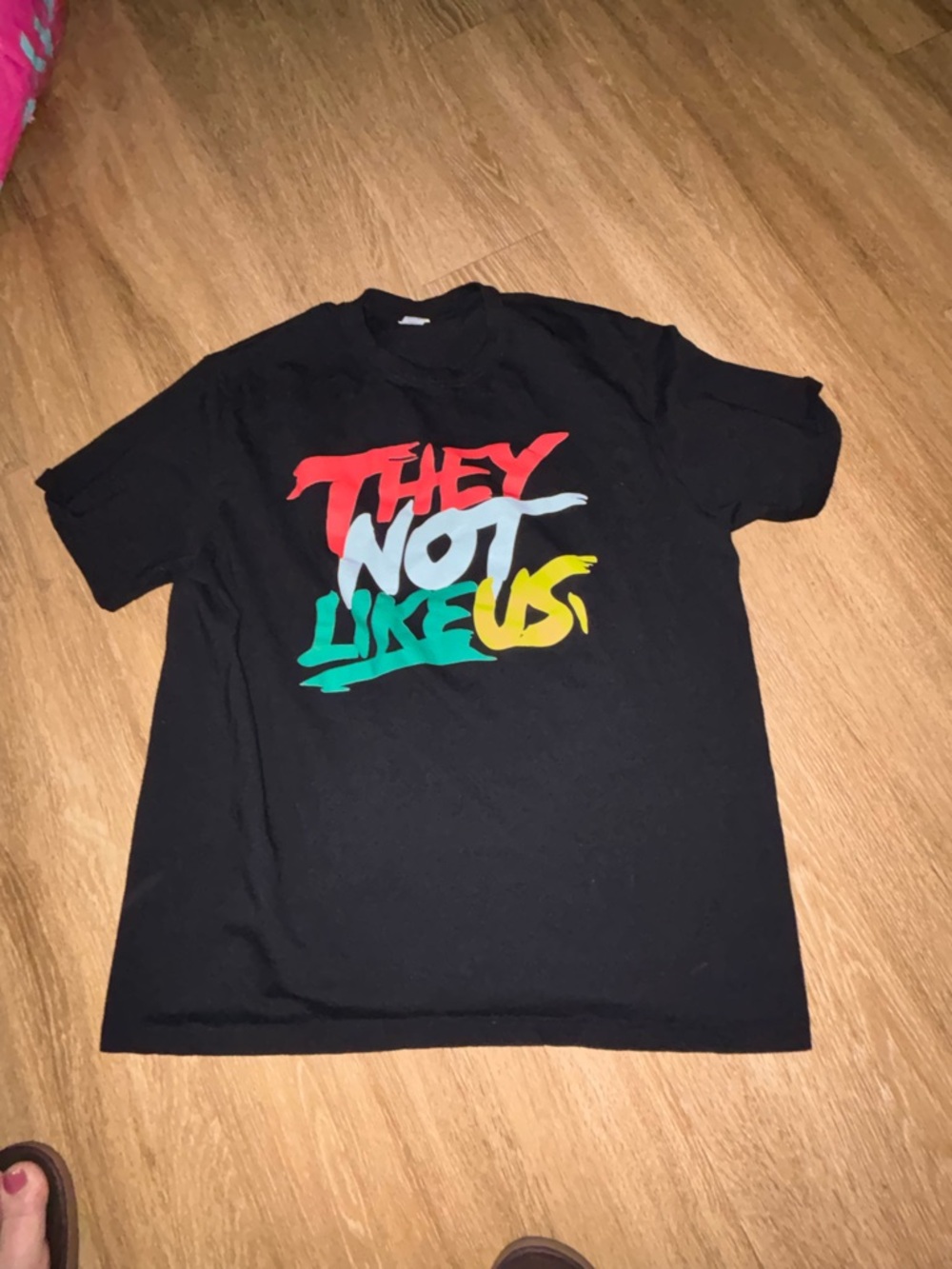 They Not Like Us Shirt 2XL Streetwear Graphic Tee Rasta Colors Oversized
